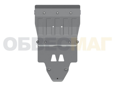 Защита картера и КПП Шериф алюминий 4 мм на пыльник для Audi A6 Allroad 2014-2021
