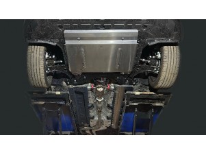 Защиты комплект (алюминий) 4мм (картер, кпп, топливопровод) для Geely Emgrand X7 2013-2021 № ZKTCC00700K