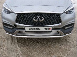 Накладка решётки радиатора без круиз-контроля 12 мм для Infiniti QX30 № INFQX3016-12