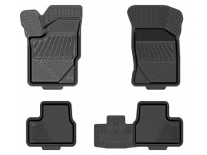 Коврики салона Rezkon Brand резиновые 4 штуки для Lada Granta № 1039015100